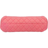 Chanel Pink Quilted Cotton CC Shoulder Bag