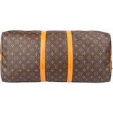 Louis Vuitton Canvas Monogram Keepall 55 Bandouliere