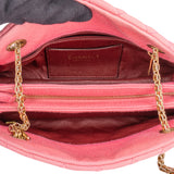 Chanel Pink Quilted Cotton CC Shoulder Bag