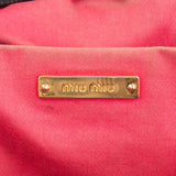 Miu Miu Nero Leather Padlock Handbag