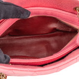 Chanel Pink Quilted Cotton CC Shoulder Bag