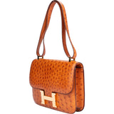 Hermes Ostrich Constance 23 Shoulder Bag