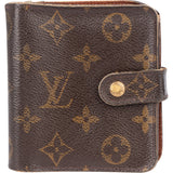 Louis Vuitton Canvas Monogram Clip Wallet