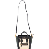 Céline Tricolor Leather Luggage Handbag