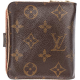 Louis Vuitton Canvas Monogram Clip Wallet