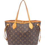 Louis Vuitton Canvas Monogram Neverfull PM Handbag