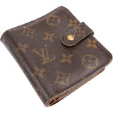 Louis Vuitton Canvas Monogram Clip Wallet