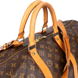 Louis Vuitton Canvas Monogram Keepall 55 Bandouliere