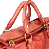 Miu Miu Leather City Flap Handbag