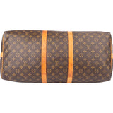 Louis Vuitton Canvas Monogram Keepall 55 Bandouliere