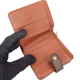 Louis Vuitton Canvas Monogram Clip Wallet