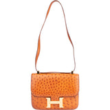 Hermes Ostrich Constance 23 Shoulder Bag