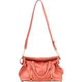 Miu Miu Leather City Flap Handbag