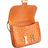 Hermes Ostrich Constance 23 Shoulder Bag