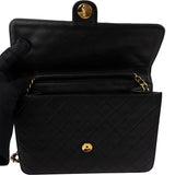 Chanel Quilted Lambskin Single Flap Shoulder Bag