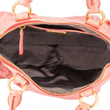 Miu Miu Rosa Leather City Handbag