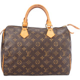 Louis Vuitton Canvas Monogram Speedy 30 Handbag