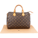 Louis Vuitton Canvas Monogram Speedy 30 Handbag