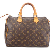 Louis Vuitton Canvas Monogram Speedy 30 Handbag