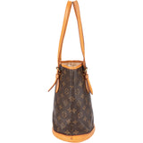 Louis Vuitton Canvas Monogram Bucket PM Shoulder Bag