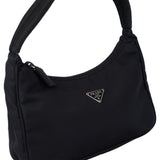 Prada Black Nylon Triangle Re Handbag