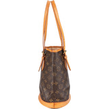 Louis Vuitton Canvas Monogram Bucket PM Shoulder Bag