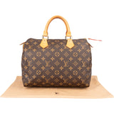 Louis Vuitton Canvas Monogram Speedy 30 Handbag