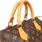 Louis Vuitton Canvas Monogram Speedy 30 Handbag