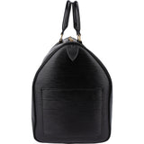 Louis Vuitton Noir Epi Leather Keepall 45