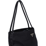 Prada Black Nylon Triangle Handbag