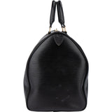 Louis Vuitton Noir Epi Leather Keepall 45