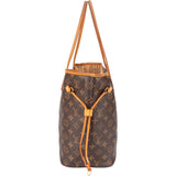 Louis Vuitton Canvas Monogram Neverfull MM Shopper Handbag