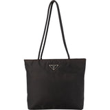 Prada Brown Nylon Triangle Handbag