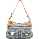 Louis Vuitton Denim Monogram Baggy PM Handbag