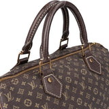 Louis Vuitton Mini Lin Monogram Speedy 30 Handbag