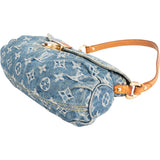 Louis Vuitton Denim Monogram Pleaty Handbag