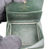 Louis Vuitton Green Taiga Leather Coin Wallet