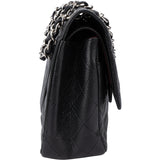 Chanel Quilted Caviar Leather Jumbo Double Flap Crossbody Bag