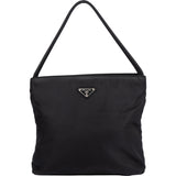 Prada Black Nylon Triangle Shoulder Bag