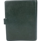 Louis Vuitton Green Taiga Leather Agenda MM