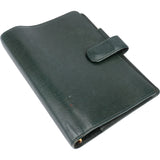 Louis Vuitton Green Taiga Leather Agenda MM