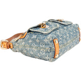 Louis Vuitton Denim Monogram Baggy PM Handbag