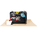 Louis Vuitton Noir Epi Leather Limited World Tour Twist Crossbody Bag