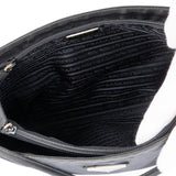 Prada Black Nylon Triangle Shoulder Bag