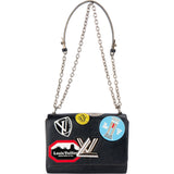 Louis Vuitton Noir Epi Leather Limited World Tour Twist Crossbody Bag