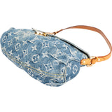 Louis Vuitton Denim Monogram Pleaty Handbag