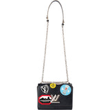 Louis Vuitton Noir Epi Leather Limited World Tour Twist Crossbody Bag