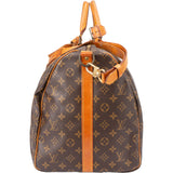Louis Vuitton Canvas Monogram Keepall 55 Bandouliere