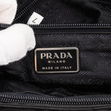 Prada Black Nylon Triangle Shoulder Bag