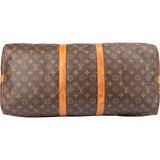 Louis Vuitton Canvas Monogram Keepall 55 Bandouliere